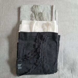NWOT 3  GAP WOMEN'S  STRETCH CAMISOLES
